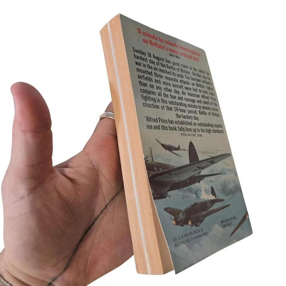 VTG‎ 1980 The Hardest Day Book Granada Alfred Price Air Battles Britain Aug 1940